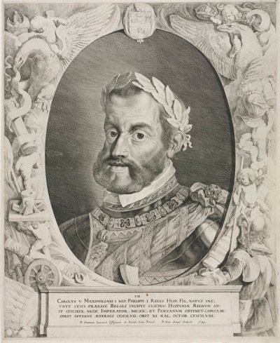 チャールズ5世の肖像画、1644年。 作： Pieter van Sompel