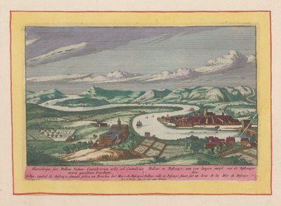 ビルバオの眺め Biscaaye の Bilbao、Biscaayer Sea (...) (オブジェクトのタイトル) Theatrum Hispaniae (...) (シリーズタイトル) 作： Pieter van den Berge