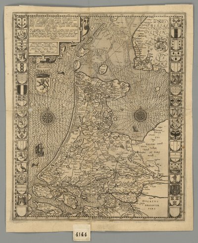 1596 オランダ コミタトゥス・カエリウス 作： Pieter van den Keere