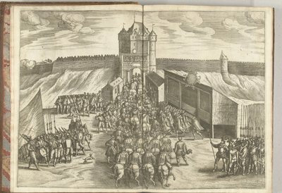 1594年、ブリュッセルの市門でのエルンスト大公の入場 作： Pieter van der Borcht (I) (attributed to)