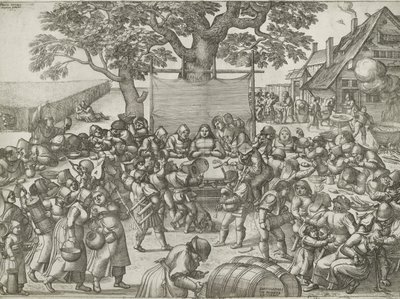 農家の結婚式 作： Pieter van der Borcht (I)