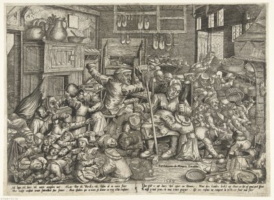 校長としてのコブラーとスピナー 作： Pieter van der Borcht (I)