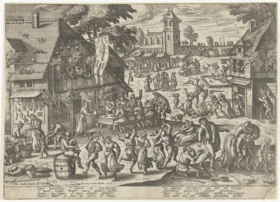 聖セバスチャンギルドの饗宴 作： Pieter van der Borcht (I)
