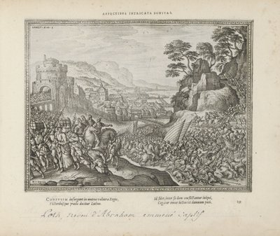 Lot wordt wegvoeder uit Sodom 愛情絡み良さ（題名・オブジェ） 両約聖書の聖印と主な歴史（旧約聖書）（連載タイトル） 本の絵と図（連載タイトル） 作： Pieter van der Borcht (I)