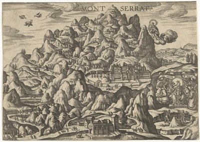 聖母の巡礼地、モンセラット。 作： Pieter van der Borcht (I)