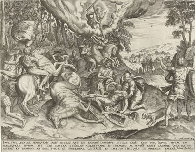パウロの回心 作： Pieter van der Heyden