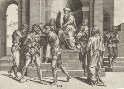 洗礼者ヨハネの捕獲 作： Pieter van der Heyden