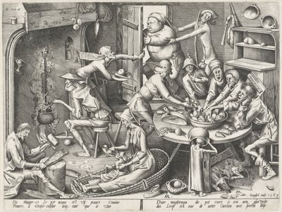 無駄のないキッチン 痩せたキッチンと太ったキッチン（シリーズタイトル） 作： Pieter van der Heyden