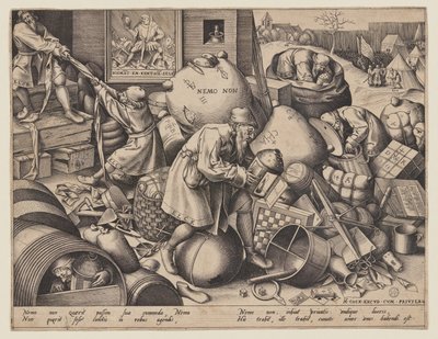 「ネモ・ノン」（人はみな自分の利益を求める） 作： Pieter van der Heyden