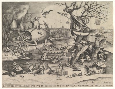 忍耐、忍耐、1557。 作： Pieter van der Heyden