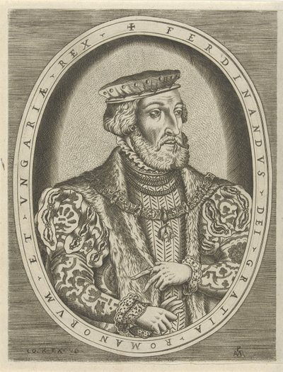 ドイツ皇帝ハプスブルク家フェルディナンド1世の肖像 支配者の肖像（連載タイトル） 作： Pieter van der Heyden