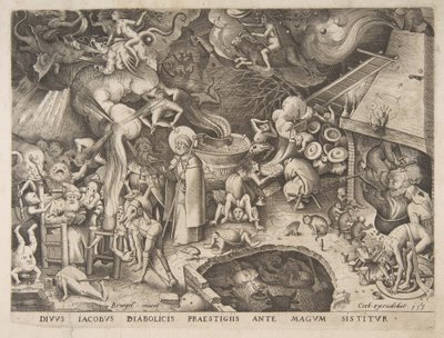 セントジェームズと魔術師のエルモゲネス、1565年。 作： Pieter van der Heyden