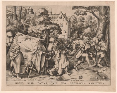 汚れた花嫁、あるいはモプサスとニサの結婚式 作： Pieter van der Heyden
