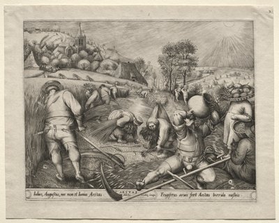 フォーシーズン：夏、1570。 作： Pieter van der Heyden