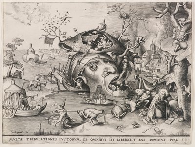 聖アントニウスの誘惑 作： Pieter van der Heyden