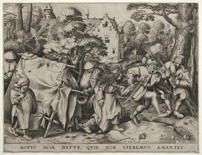 モプサスとニサの結婚式、1570年。 作： Pieter van der Heyden