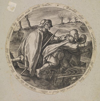 盲人を導く盲人 作： Pieter van der Heyden