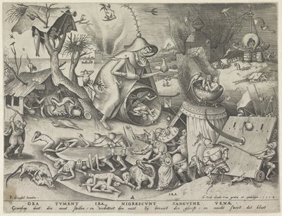 怒り Ira (オブジェクトのタイトル) 七つの大罪（シリーズタイトル） 作： Pieter van der Heyden