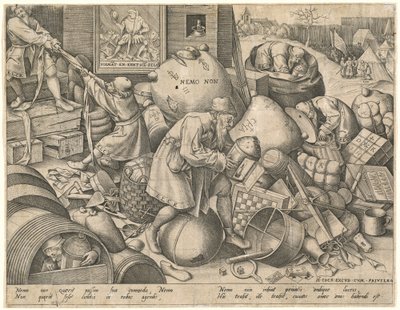 エブリマン 作： Pieter van der Heyden after Pieter Bruegel the Elder