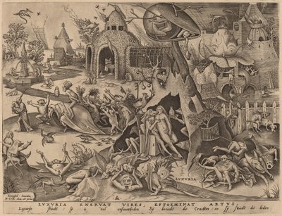 欲望 作： Pieter van der Heyden after Pieter Bruegel the Elder