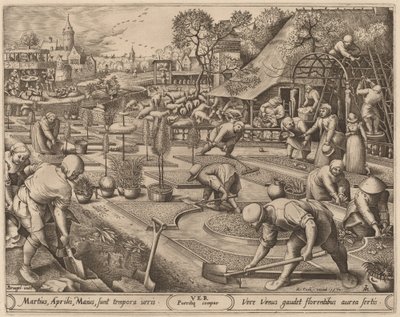春 作： Pieter van der Heyden after Pieter Bruegel the Elder