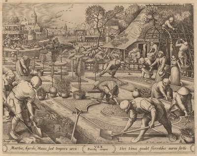 春 作： Pieter van der Heyden after Pieter Bruegel the Elder