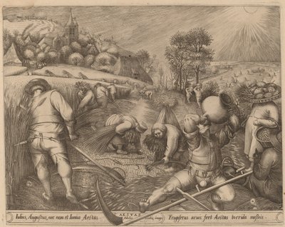 夏 作： Pieter van der Heyden after Pieter Bruegel the Elder