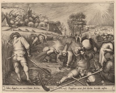 夏 作： Pieter van der Heyden after Pieter Bruegel the Elder
