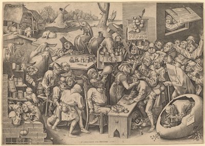 マレゲムの魔女 作： Pieter van der Heyden after Pieter Bruegel the Elder