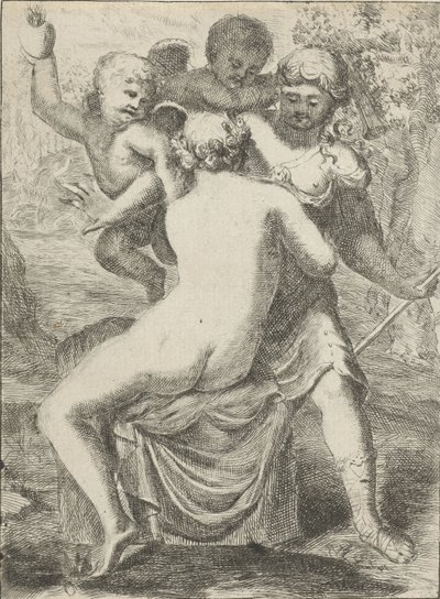 木星がカリストを誘惑する 作： Pieter van der Plas (II)