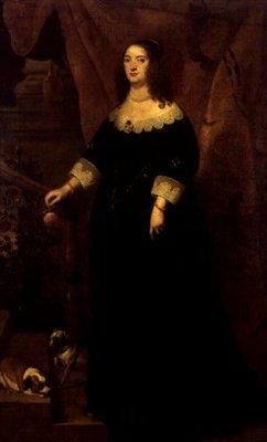 オレンジの王女の肖像 作： Pieter van der Plas or Plaas