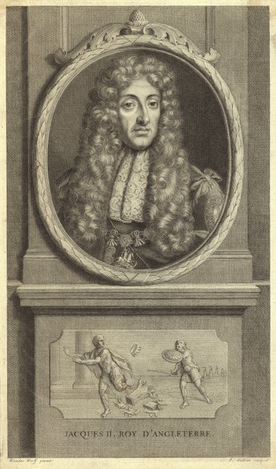 イギリスのジェームズ2世の肖像 作： Pieter van der Werff