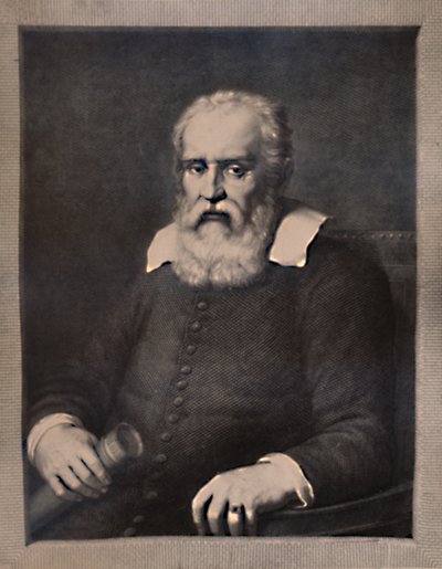 ガリレオ・ガリレイ、イタリアの科学者、18 世紀後半または 19 世紀前半、1894 年 作： Pietro Antonio Leone Bettelini