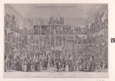1787年のルーヴル美術館での展覧会 作： Pietro Antonio Martini