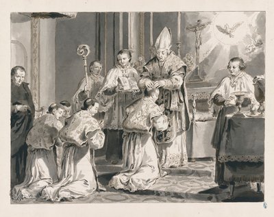 七つの秘跡からの叙階 作： Pietro Antonio Novelli