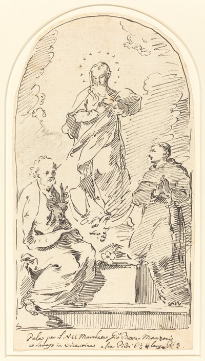 無原罪懐胎 作： Pietro Antonio Novelli