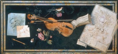Scagliolaフィレンツェのテーブルトップ 作： Pietro Antonio Paolini