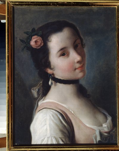 バラの少女 作： Pietro Antonio Rotari
