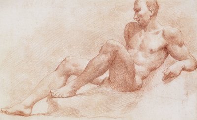 リクライニングヌード、 作： Pietro Dandini