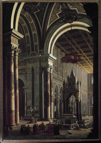 ローマの聖ポール天主堂の内観 (Interior view of St Paul