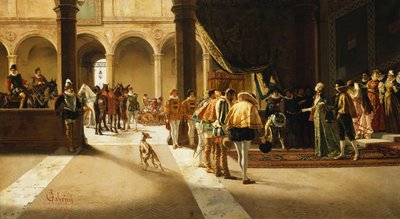 到着、1882 作： Pietro Gabrini