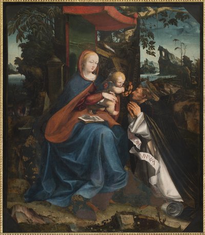 マドンナと子供と聖ピーター殉教者、1525 作： Pietro Grammorseo