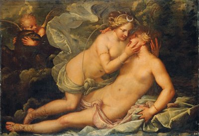 ダイアナとニンフカリストを装った木星 作： Pietro Liberi