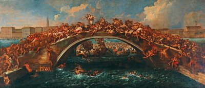 ヴェネツィアの拳の橋。 作： Pietro Liberi