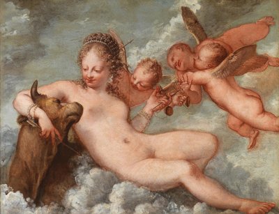 てんびん座とおうし座を伴う金星、1660年代。 作： Pietro Liberi