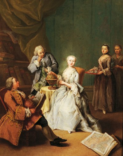 地理の授業 作： Pietro Longhi