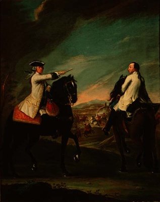 グリエルモ・ド・モンフォールとフィールドアテンダント 作： Pietro Longhi