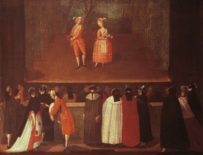ピエトロ・ロンギの学校より「インターバル 作： Pietro Longhi