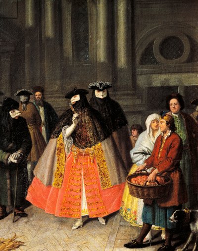 ピエトロ・ロンギ（1701-1785）によるボーテの仮面同士の会話 作： Pietro Longhi
