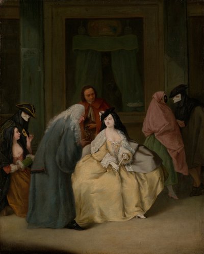 会議、1746年。 作： Pietro Longhi